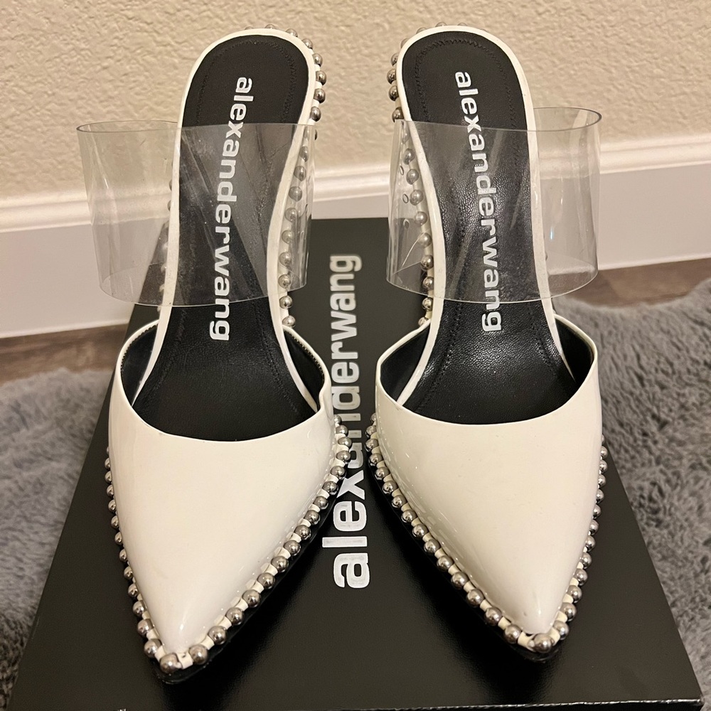 Alexander Wang white studded